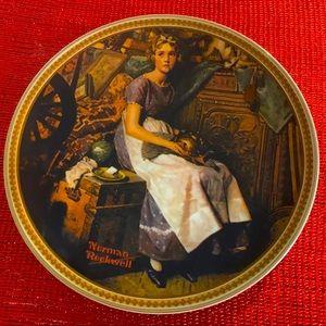 NORMAN ROCKWELL PLATE , COLLECTIBLES